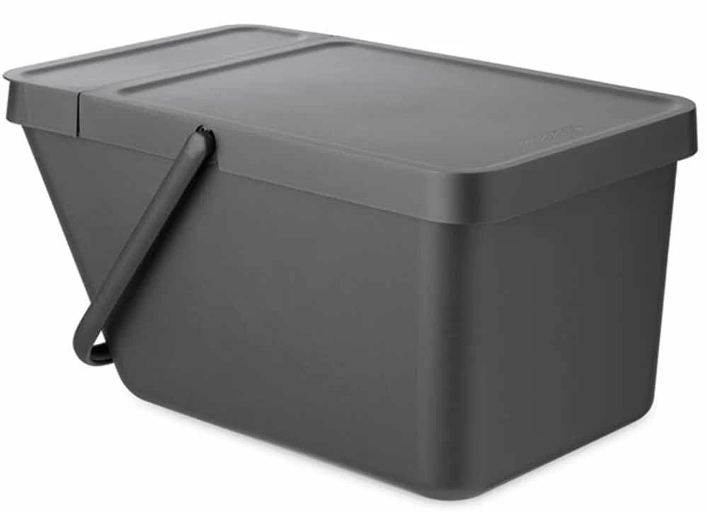 Šiukšlių dėžė SORT &amp; GO 20 L, pilka 277726