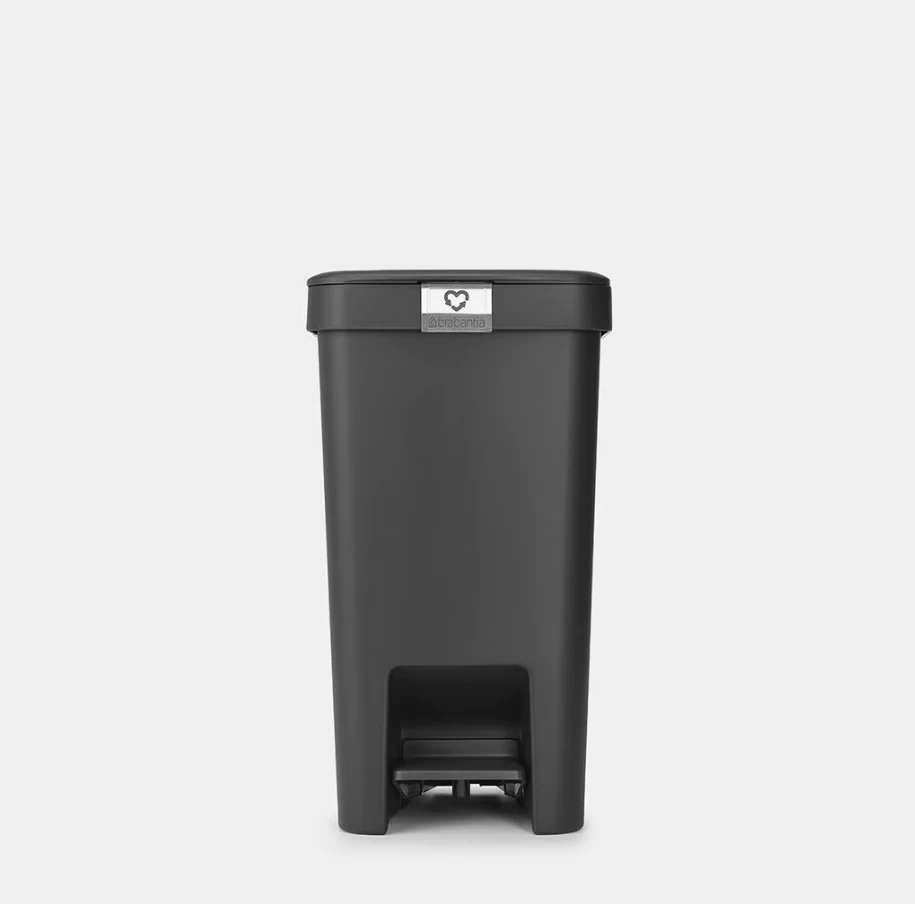 Šiukšlių dėžė su pedalu Brabantia StepUp 16L, Dark Grey, 800306