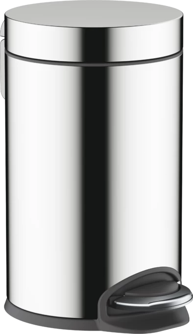 Šiukšlių dėžė su pedalu Hansgrohe AddStoris 3 l, chromas 41775000