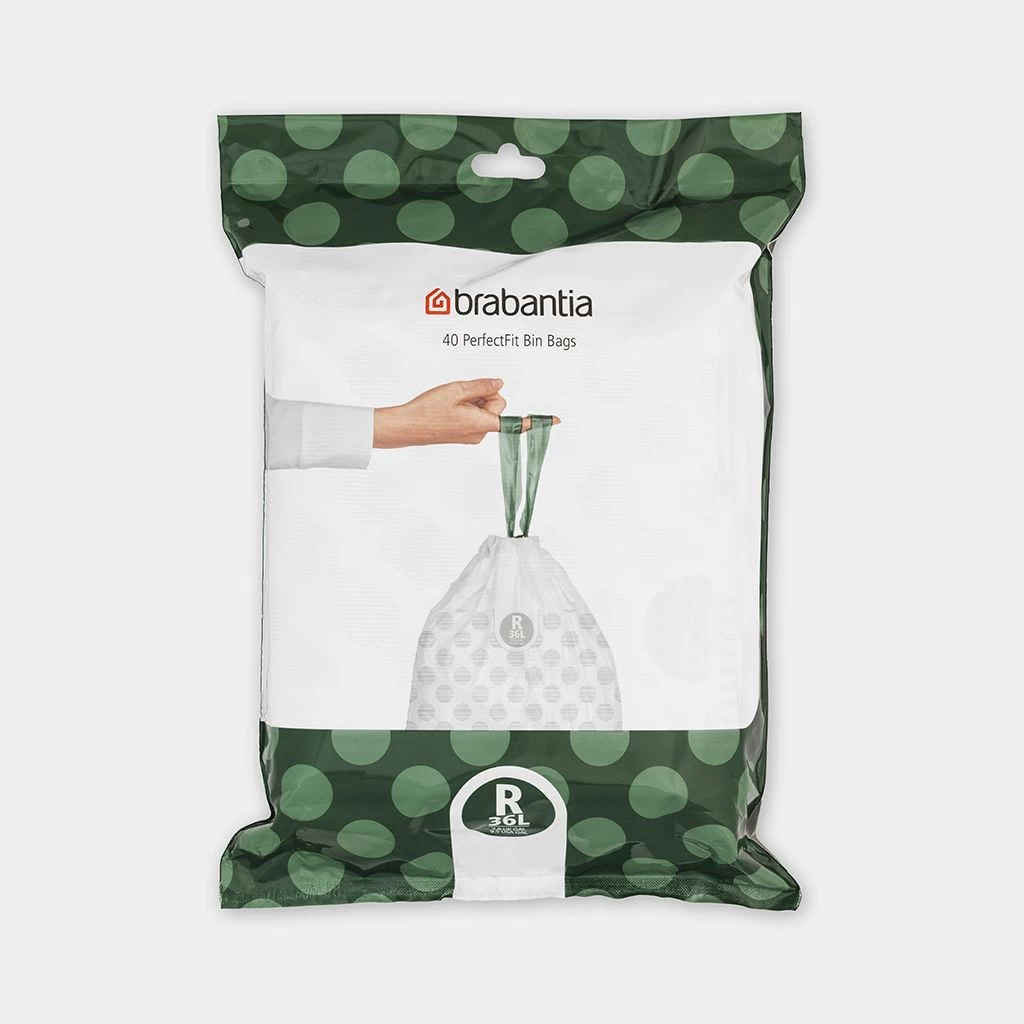 Šiukšlių maišai Brabantia PerfectFit R, 36 l, 40 vnt., 138546