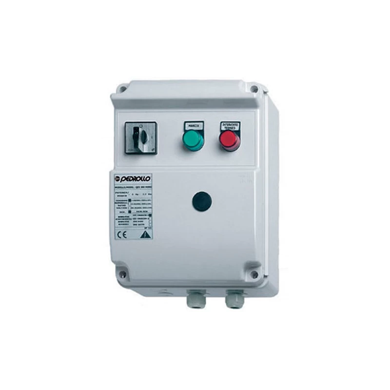 Siurblio paleidimo ir apsaugos pultas Pedrollo QES 300