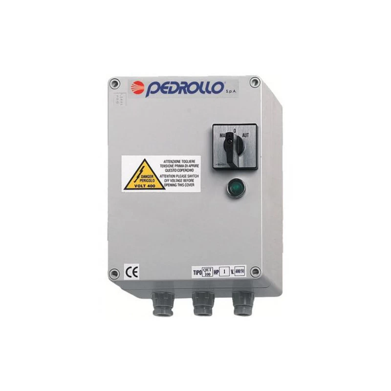 Siurblio paleidimo pultas Pedrollo QET 200