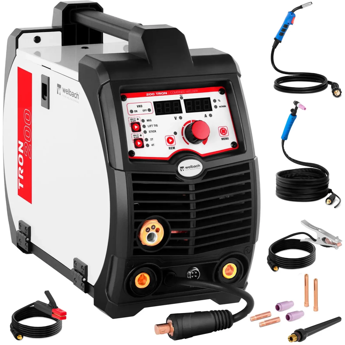 Skaitmeninis Daugiafunkcinis Tig Mig/mag Mma Fcaw 200a Suvirintojas