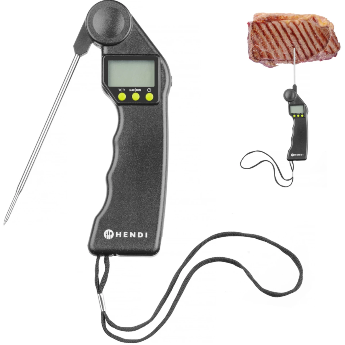 Skaitmeninis Gastronominis Termometras Su Zondu -50-300c