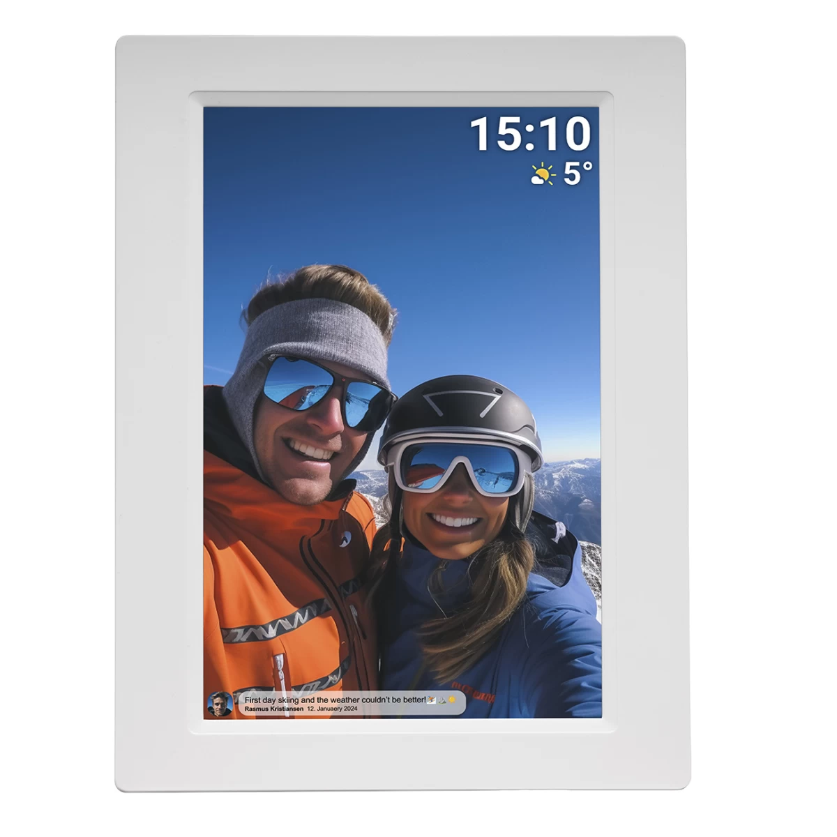 Skaitmeninis Nuotraukų Rėmelis 10,1&#039;&#039; 16gb Microsd Frameo Pff-1015w - Baltas