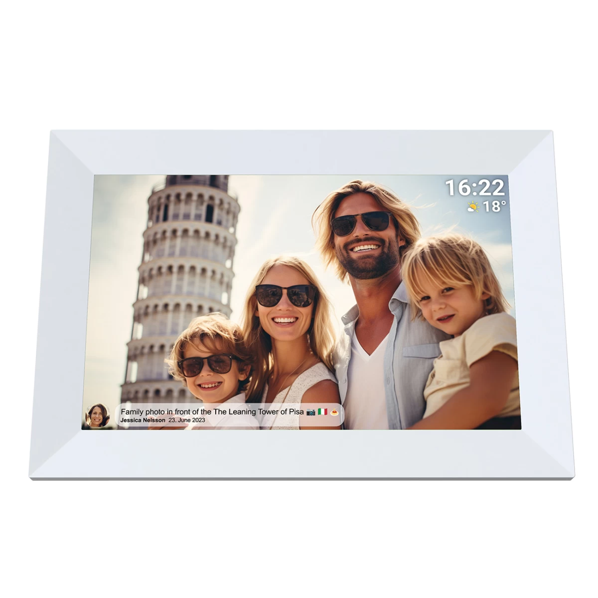 Skaitmeninis Nuotraukų Rėmelis 10,1'' 16gb Microsd Wifi Garsiakalbis Mp4 Frameo Pff-1064w - Baltas Skaitmeninis Nuotraukų Rėmelis 10,1'' 16gb Microsd Wifi Garsiakalbis Mp4 Frameo Pff-1064w - Baltas