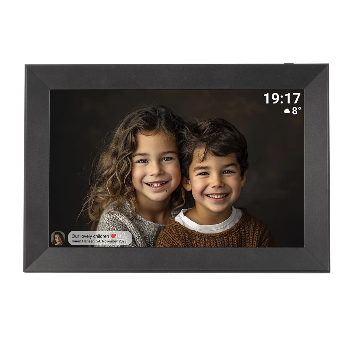 Skaitmeninis Nuotraukų Rėmelis Pff-1012b 10,1&#039;&#039; 16 Gb Wi-fi Microsd - Juodas
