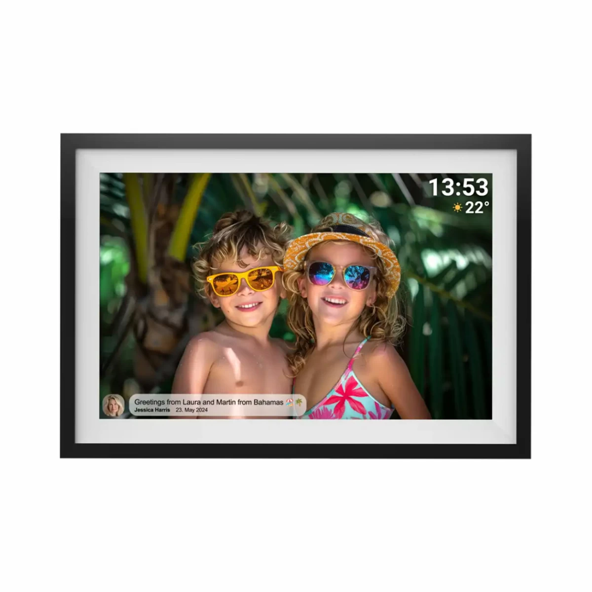 Skaitmeninis Nuotraukų Rėmelis Pff-1016 10,1&#039;&#039; 16 Gb Microsd Wi-fi - Juodas