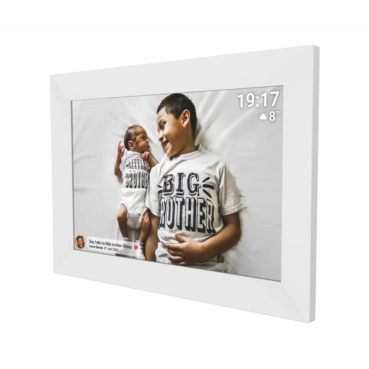 Skaitmeninis Nuotraukų Rėmelis Pff-1026w 10,1&#039;&#039; 16 Gb microsd Wi-fi - Baltas