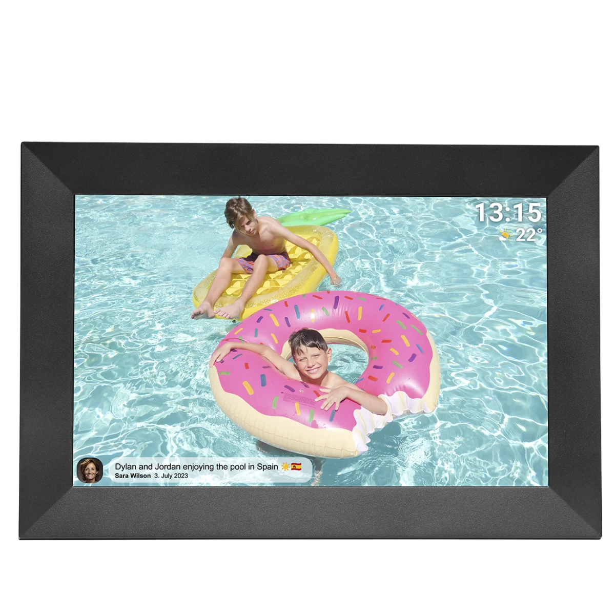 Skaitmeninis Rėmelis 10,1&#039;&#039; 16gb Microsd Wifi Frameo Pff-1024b - Juodas