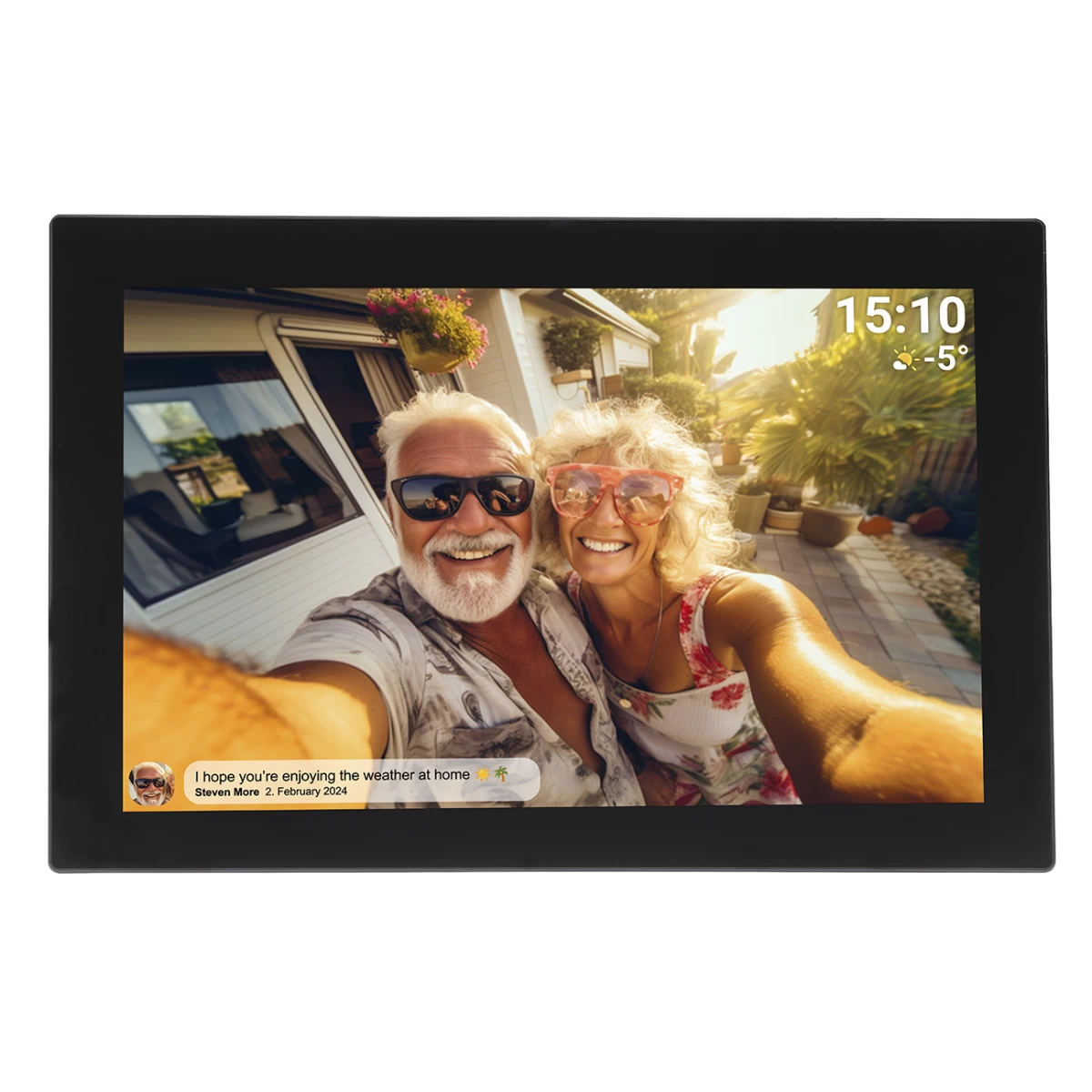 Skaitmeninis Rėmelis 10,1&#039;&#039; 16gb Microsd Wifi Frameo Pff-1037b - Juodas