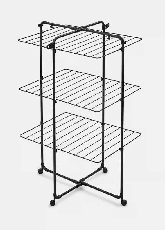 Skalbinių džiovykla Brabantia HangOn Tower, 23m., Matt Black, 303982