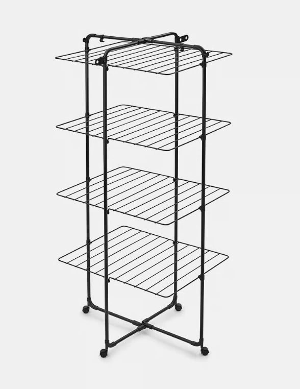 Skalbinių džiovykla Brabantia HangOn Tower, 30m., Matt Black, 319303