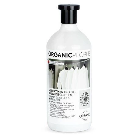 Skalbinių gelis baltiems audiniams Organic People, 1l