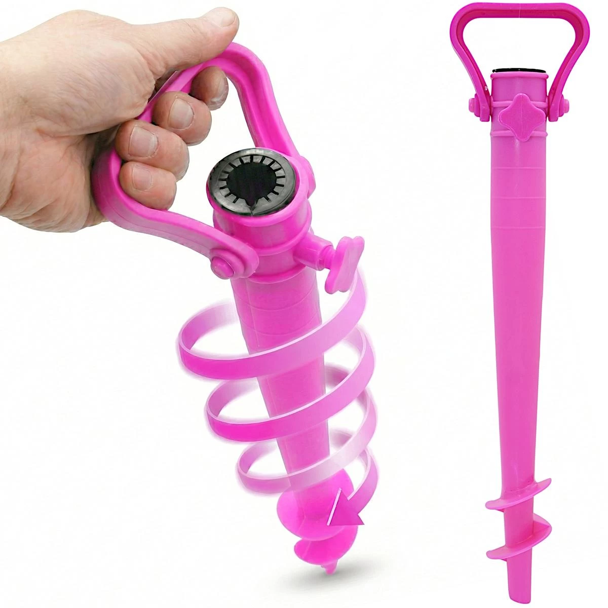 Skėčio Pagrindas Plastikinis Varžtas 39cm Rožinis