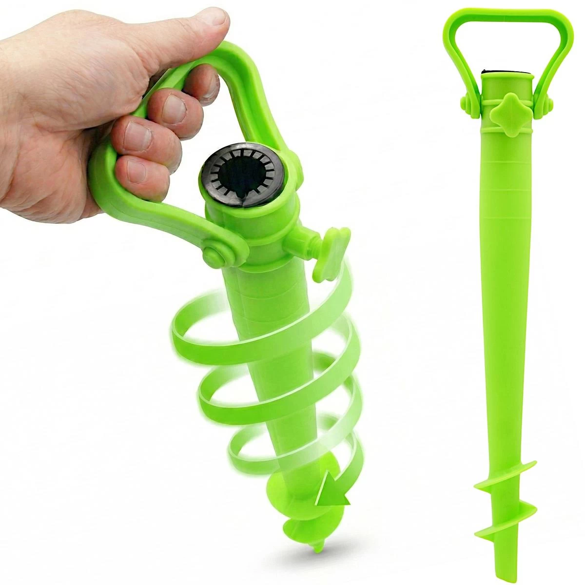 Skėčio Pagrindas Plastikinis Varžtas 39cm žalias