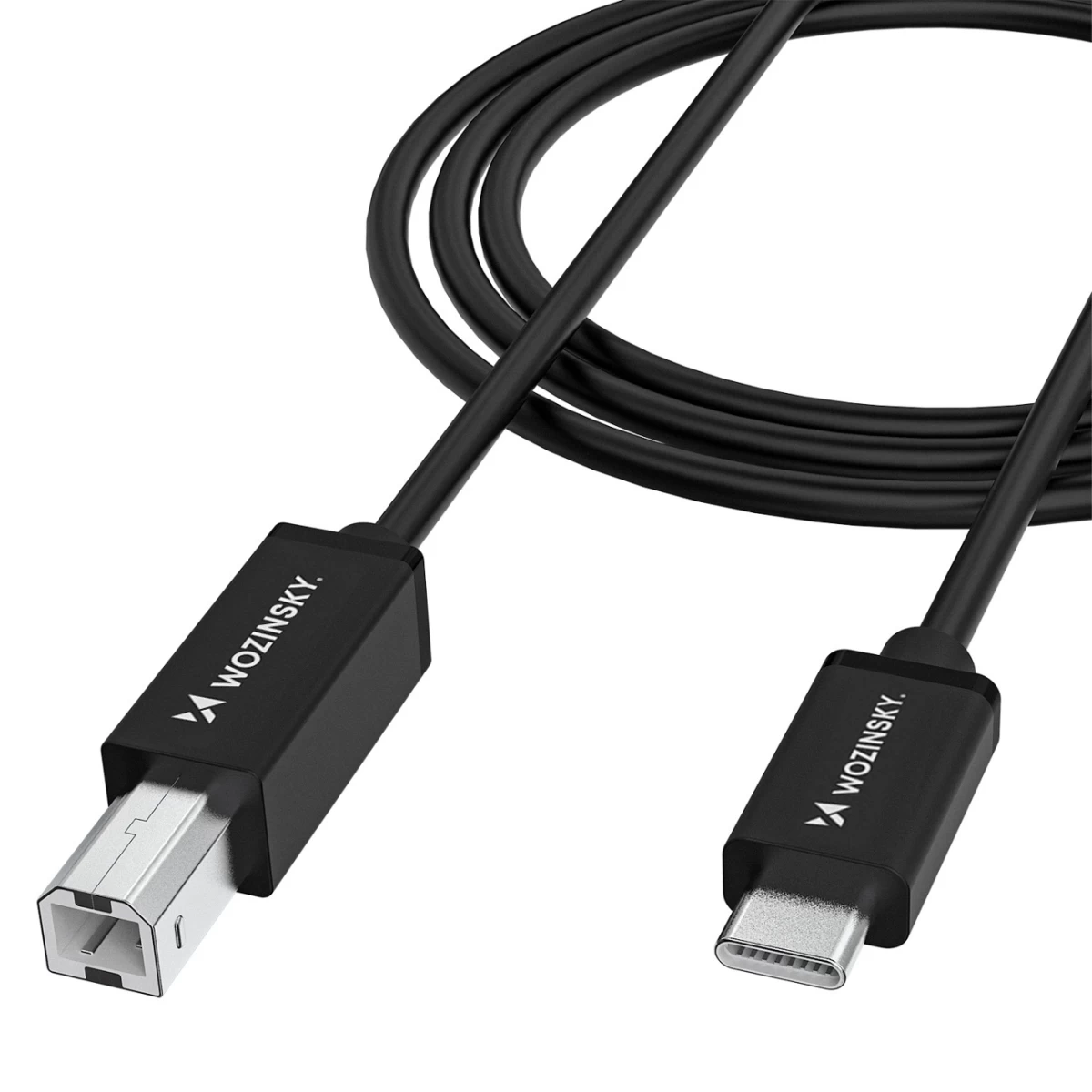 Skenerio Spausdintuvo Kabelis Usb-b - Usb-c 1 M - Juodas