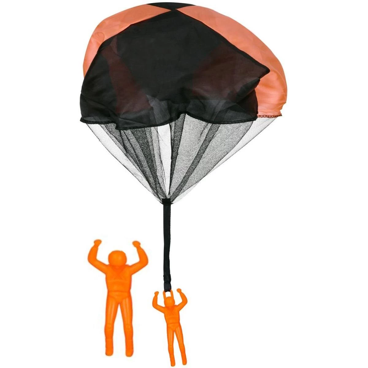 Skraidanti Parašiutininko Figūrėlė 50 Cm - Oranžinė