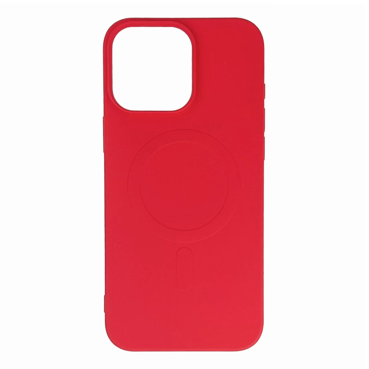 Skystas Silikoninis Dėklas Magsafe Iphone 16 Pro Max - Raudonas