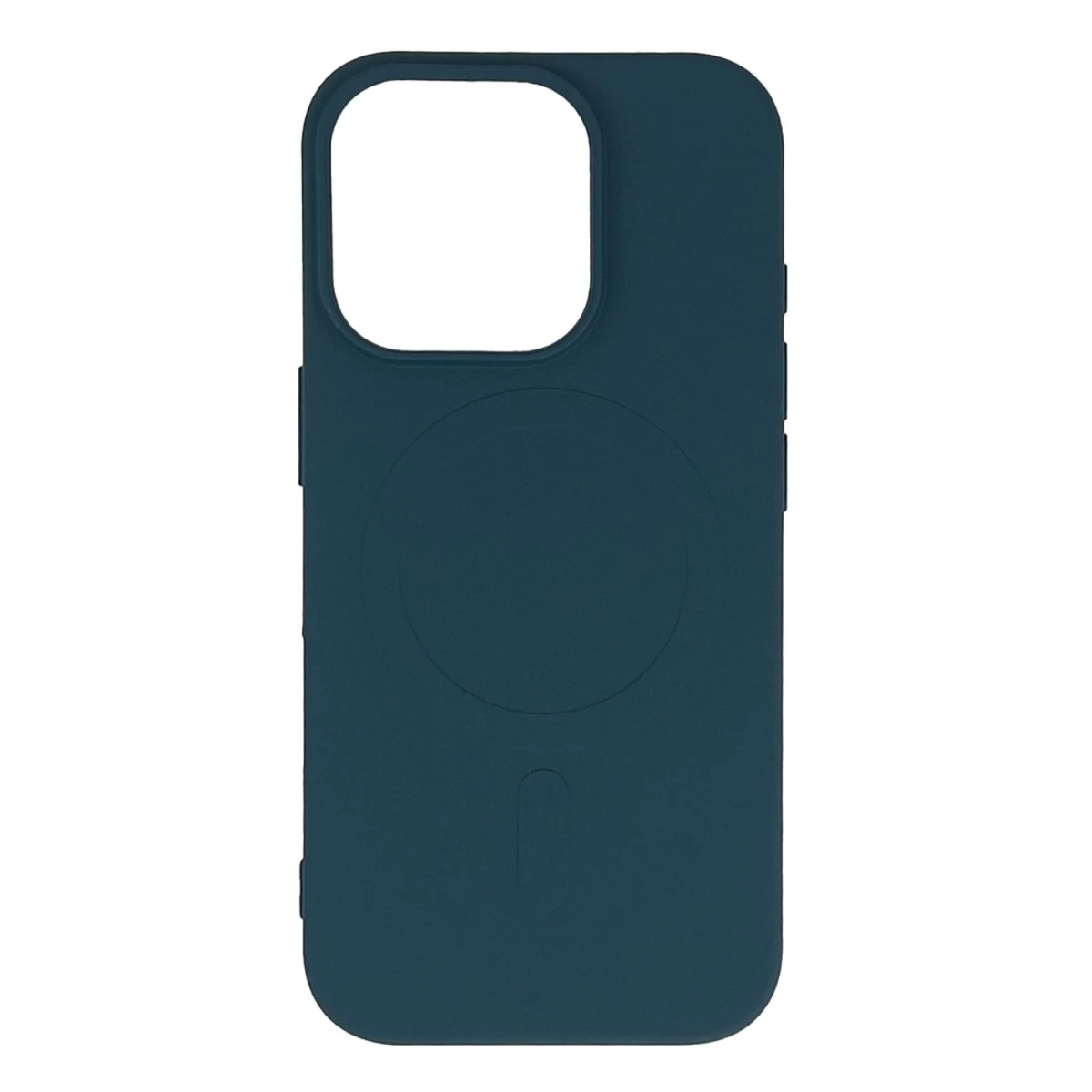 Skystas Silikoninis Dėklas Magsafe Iphone 16 Pro Max - Tamsiai Mėlynas