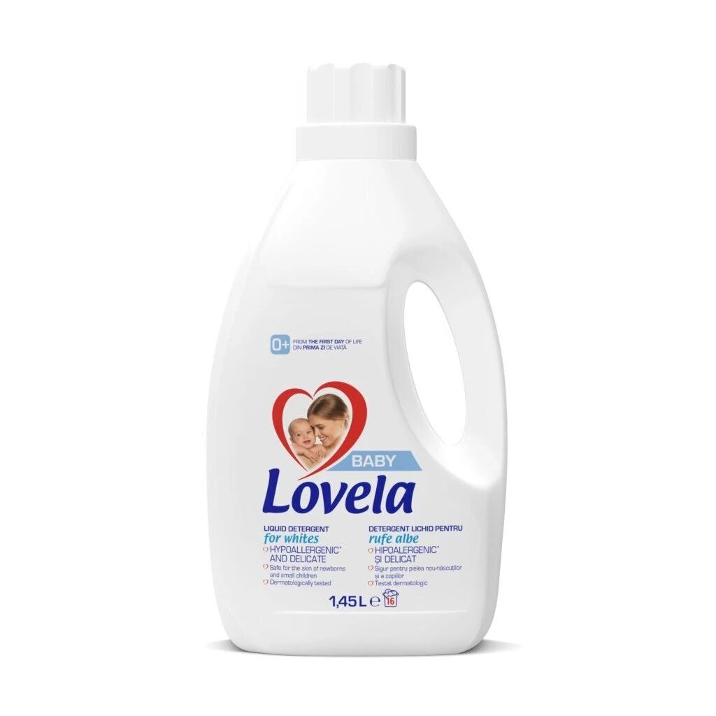 Skystas skalbiklis LOVELA Baby Liquid White, (16 skalbimų) 1,45 l