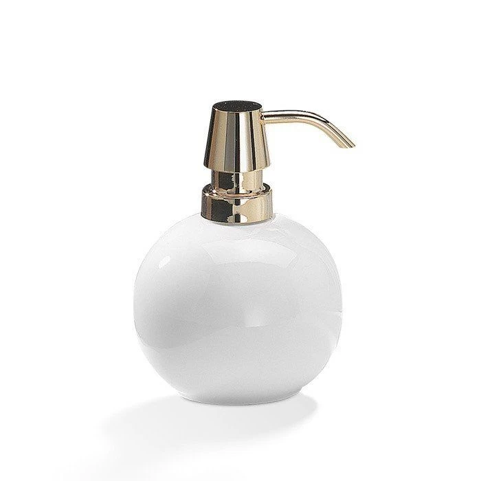 Skysto muilo dozatorius Decor Walther DW 6350, porcelianas, baltas/aukso, 0804952