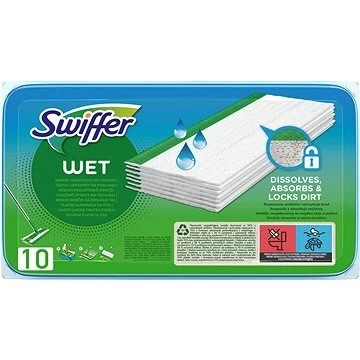 Šlapios šluostės papildymas SWIFFER Sweeper, 10vnt. Šlapios šluostės papildymas SWIFFER Sweeper, 10vnt.