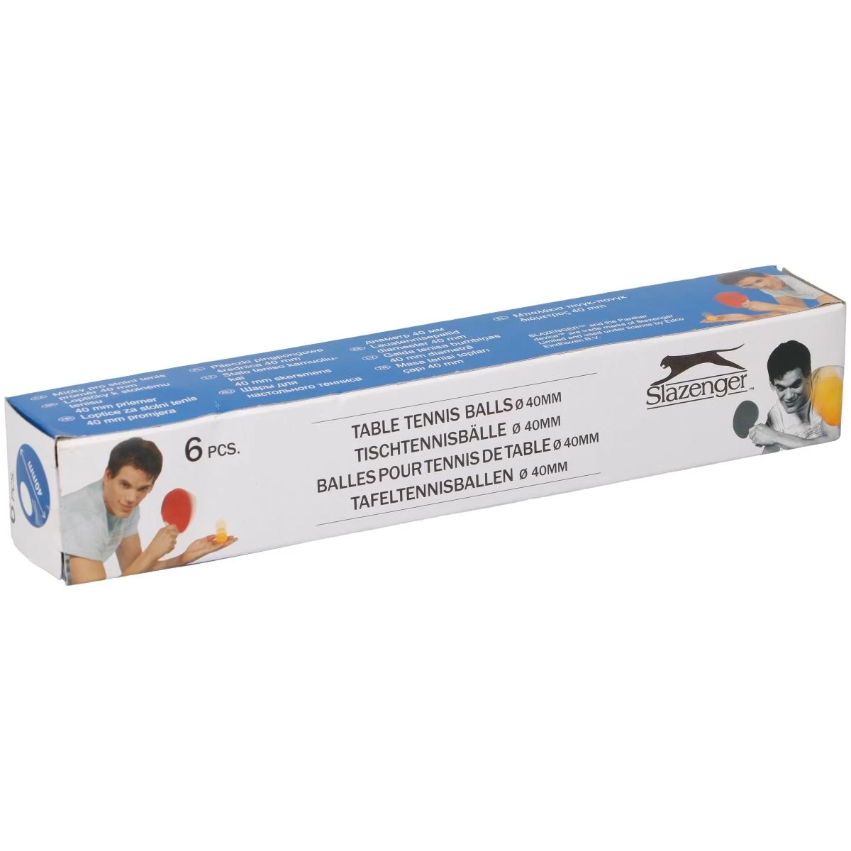Slazenger Stalo Teniso Kuliukų Balti 6 Vnt.