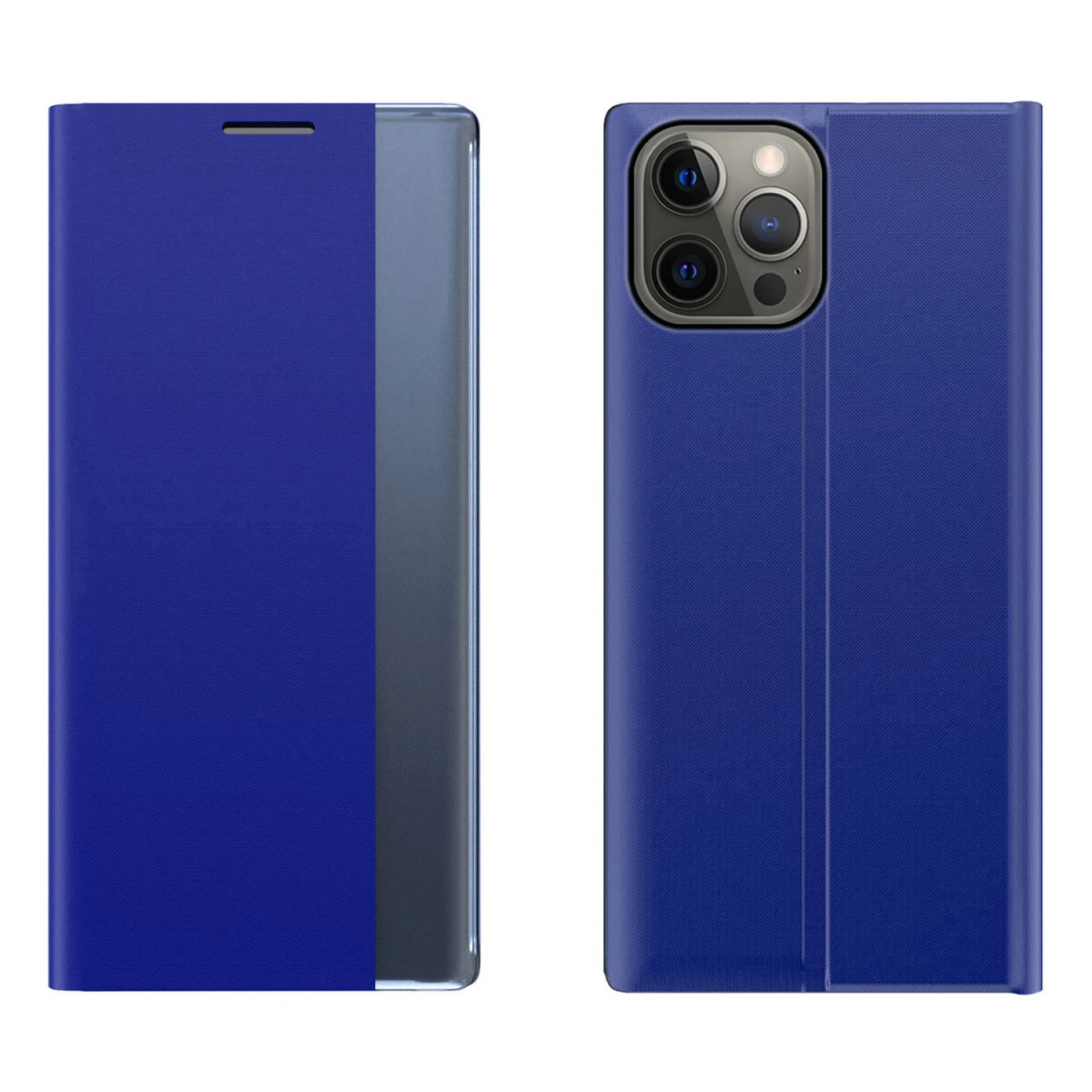sleep Case Išmanusis Dangtelio Tipo Atlenkiamas Dėklas iphone 13 Pro Max, Mėlynos Spalvos