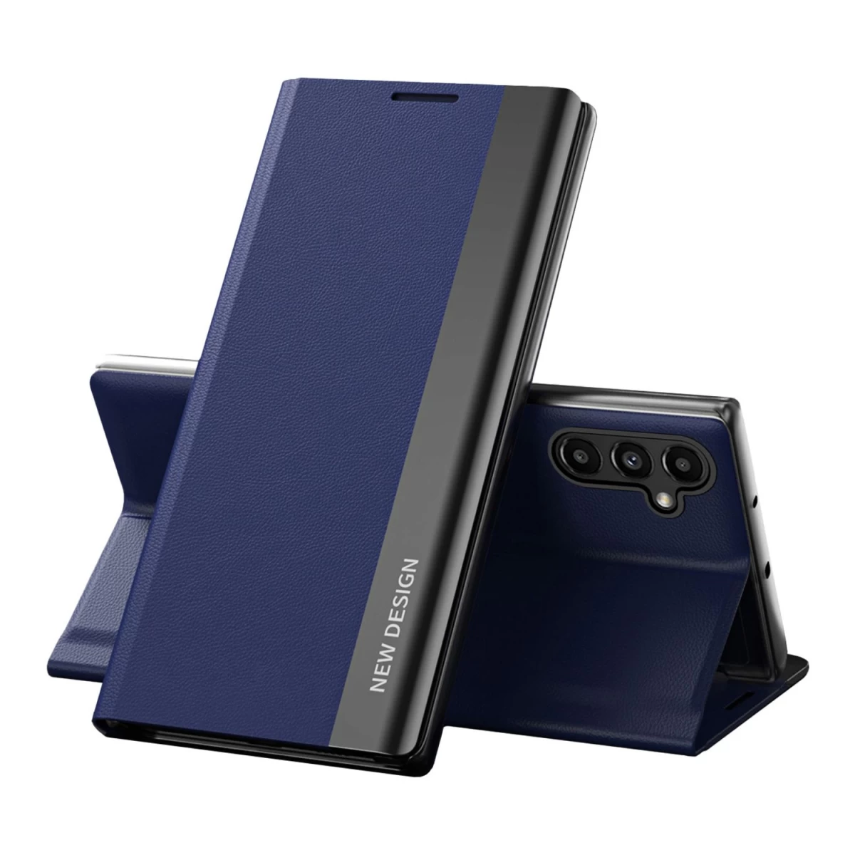 sleep Case Pro Dėklas samsung Galaxy A13 Su Atlenkiamu Dangteliu, Mėlynas