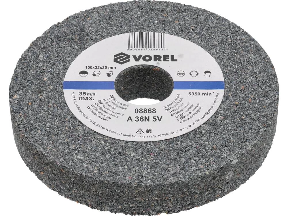Šlifavimo diskas | grubaus tipo | 150X32X25 mm (08868)