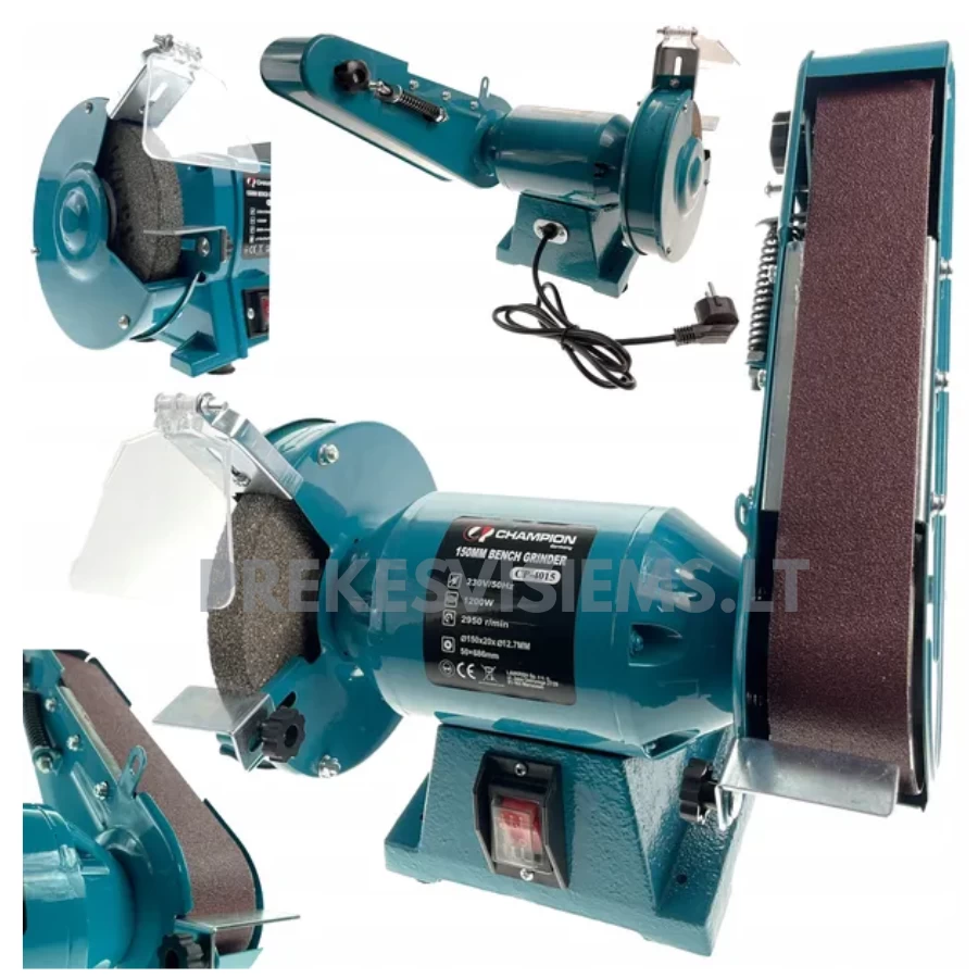 Šlifavimo staklės Champion 1200W, CP‑4015