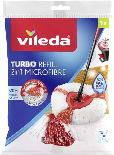 Šluostė Vileda Easy Wring&amp;Clean Turbo 30x22x5.5cm, 4023103195189