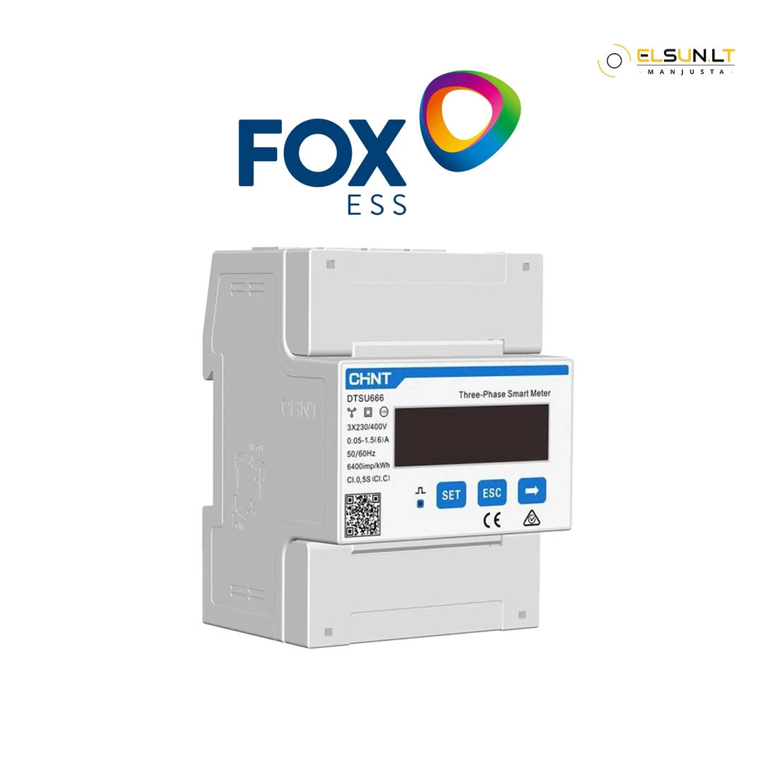 FoxEss DTSU666 200A išmanusis skaitiklis (smart meter)