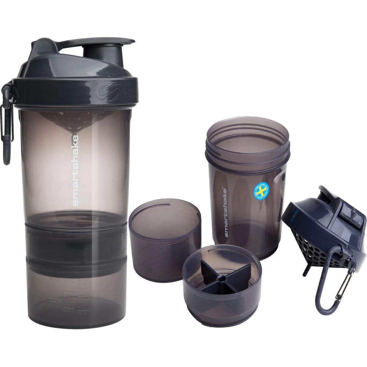 Smartshake Fitneso Buteliukas Original2go 400ml Pilkas