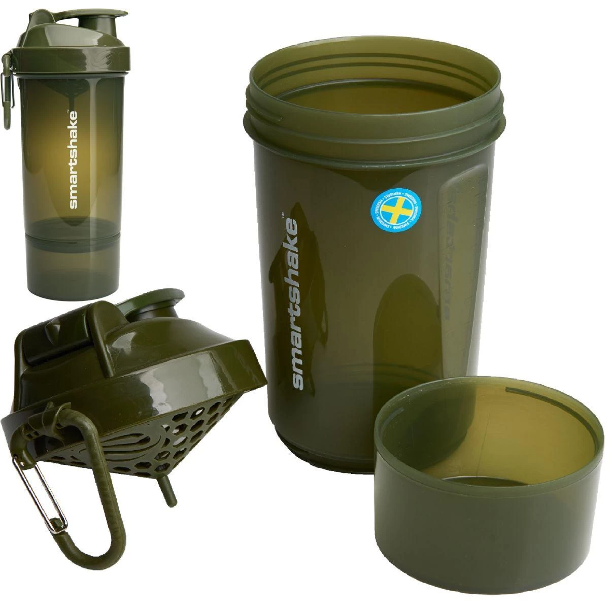 Smartshake Fitneso Buteliukas Original2go One 600ml žalias