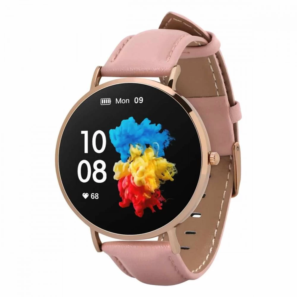 Smartwatch Garett       Verona gold-pink leathe