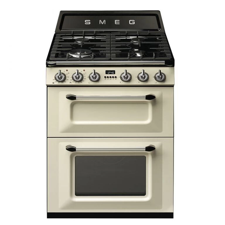 SMEG dujinė viryklė su 2 elektrinėmis orkaitėmis TR62P