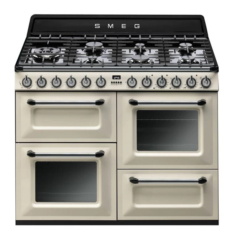 SMEG dujinė viryklė su 3 elektrinėmis orkaitėmis TR4110P1