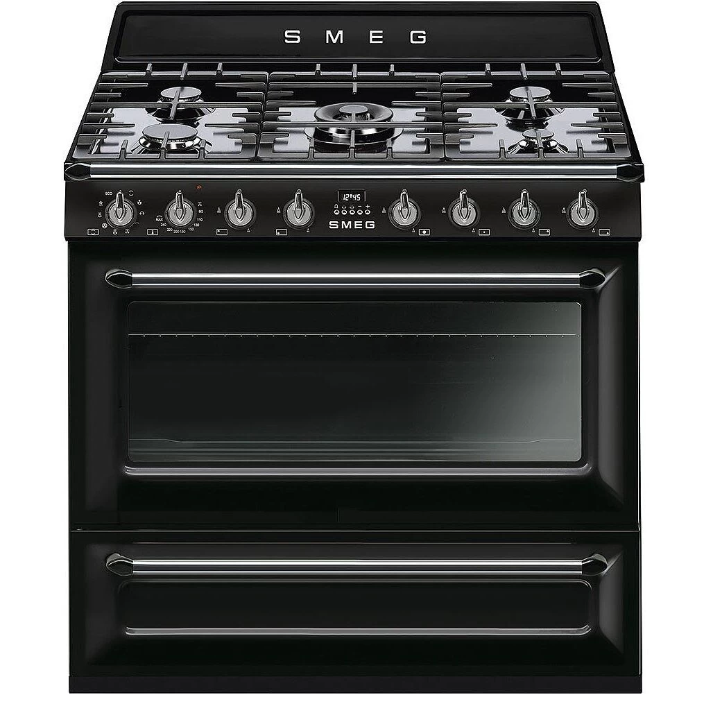 SMEG dujinė viryklė su elektrine orkaite TR90BL9