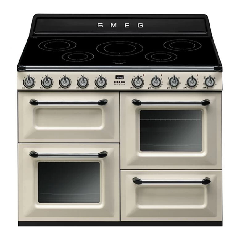 SMEG indukcinė viryklė su 3 elektrinėmis orkaitėmis TR4110IP