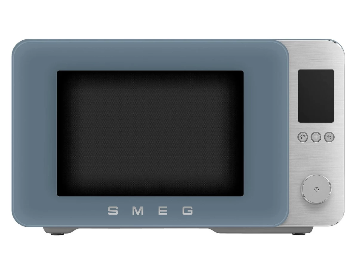 SMEG mikrobangų krosnelė, MOC02SBMEU, su grilium, karštu oru ir Air fry funkcija