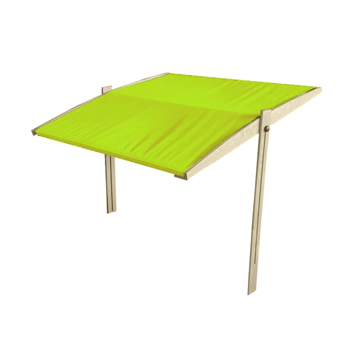 Smėliadėžės stogelis 140x140 cm, žalias