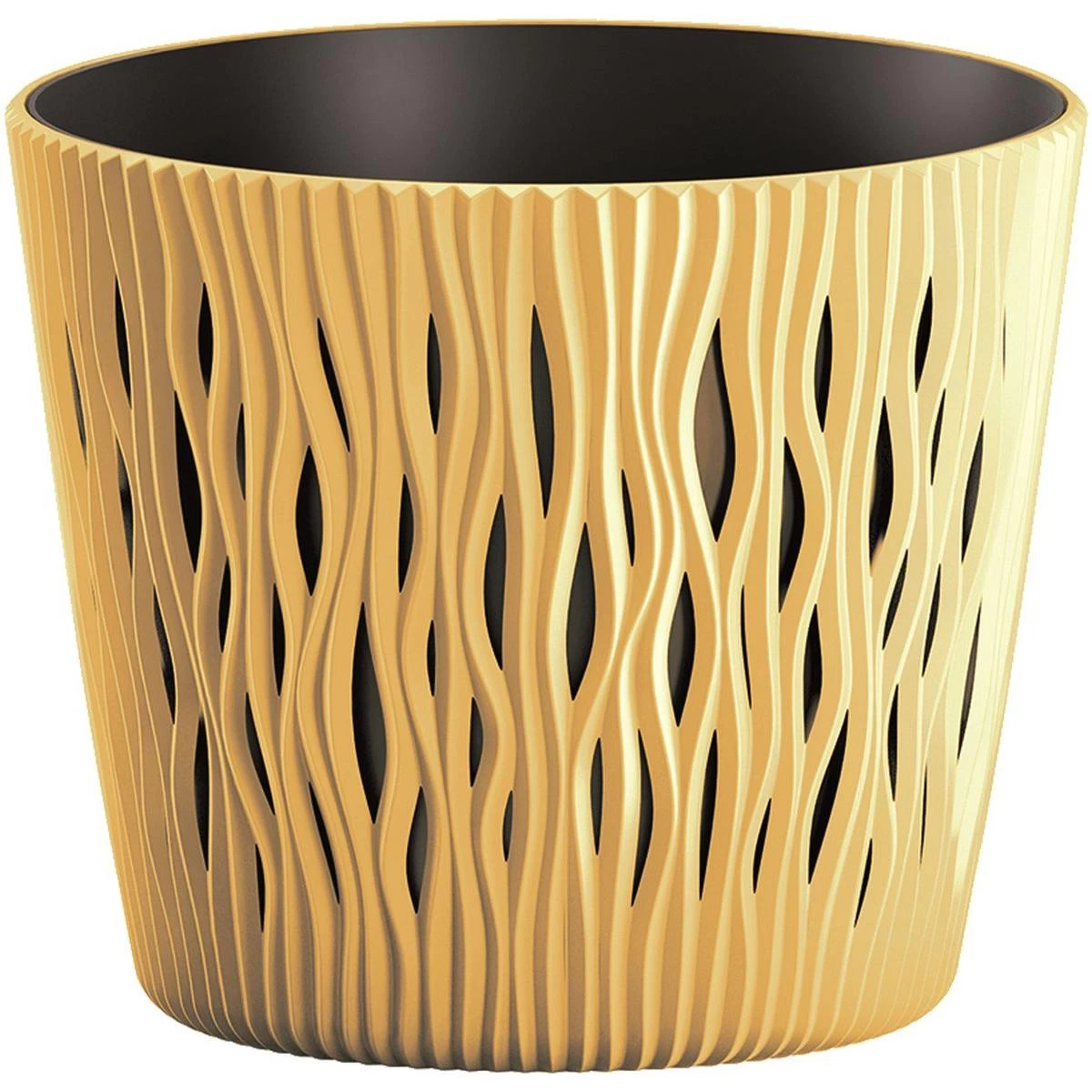 Smėlio Spalvos Apvalus Vazonas, Kurio Skersmuo 22 Cm - Mocca