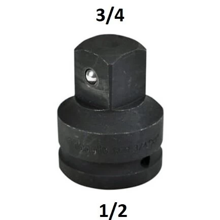 Smūginis adapteris 1/2(F) - 3/4(M)