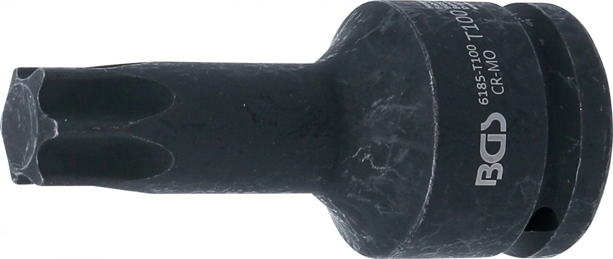 Smūginis antgalis | ilgis 100 mm | 20 mm (3/4) | T-Star (Torx) T100 (6185-T100)