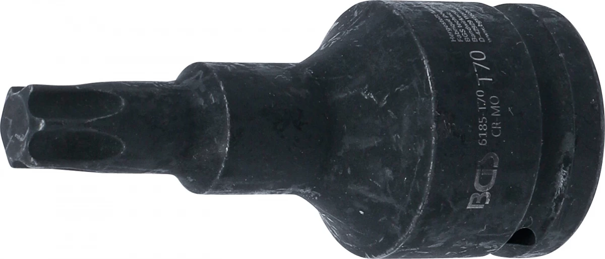 Smūginis antgalis | ilgis 100 mm | 20 mm (3/4) | T-Star (Torx) T70 (6185-T70)
