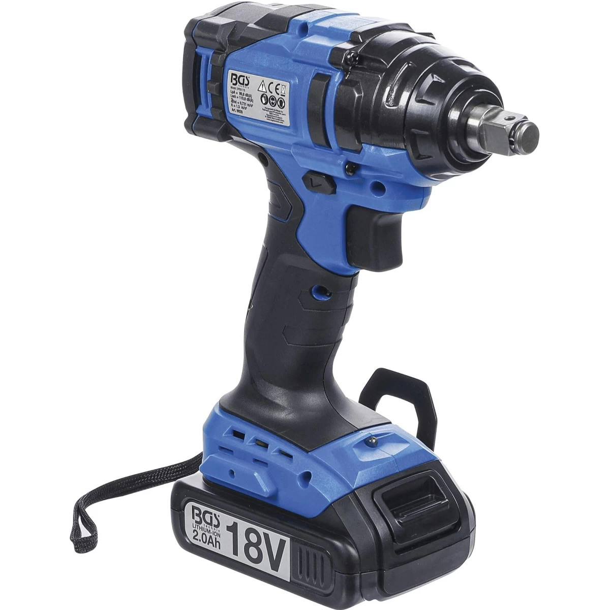 Smūginis veržliaraktis BGS Technic 9928 | brushless | 1/2 | Li-ion | 18V | 250Nm
