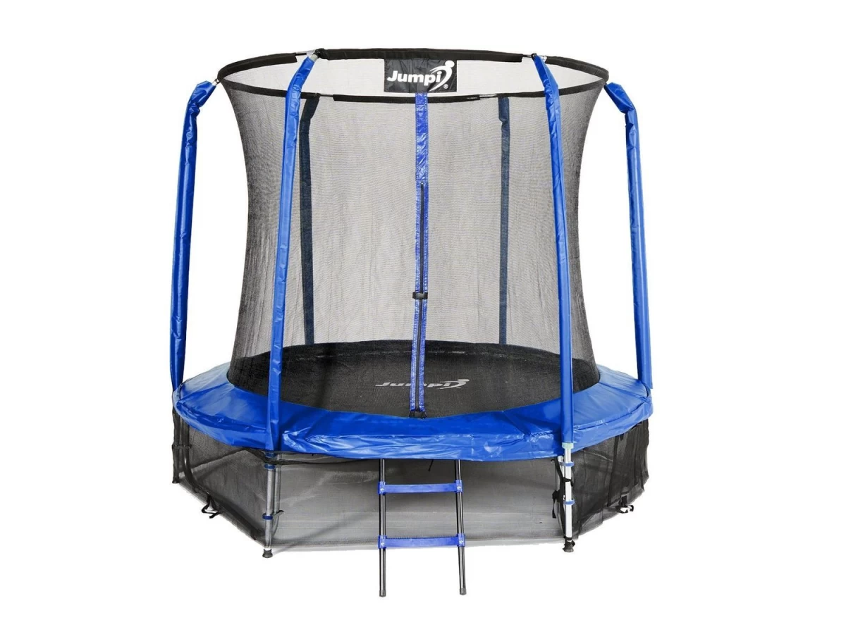 Sodo Batutas Jumpi 252cm/8ft Maxy Comfort Blue Su Vidiniu Tinklu