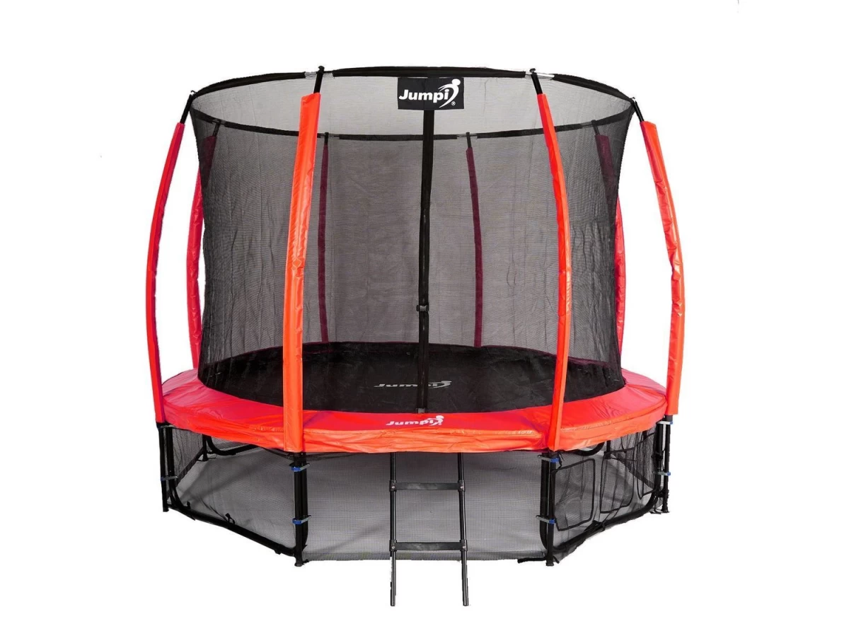 Sodo Batutas Jumpi 374cm/12ft Maxy Comfort Plus Red Su Vidiniu Tinklu